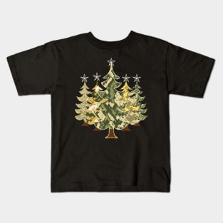 Camouflage Christmas tree. christmas gift idea Kids T-Shirt